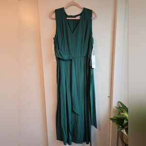 Calvin Klein women's green jumpsuit size 16